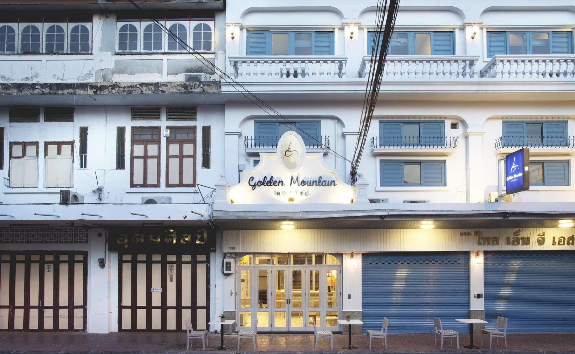 Golden Mountain Hostel Bangkok Bagian luar foto